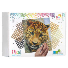 Kit de Mosaïque Léopard en Bioplastique pour Enfants - Pracht Creatives Hobby