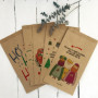 Lot de 20 Sacs Cadeaux de Noël en Kraft - HappyMots