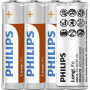 Philips Piles AAA Zinc-Carbone - Lot de 4 - Longue Durée de Vie