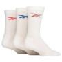 Lot de 3 Chaussettes Crew Hautes Unisexes Reebok - Confort pour Sport et Quotidien