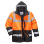 Parka de Sécurité Bicolore Portwest Orange/Noir Taille XL