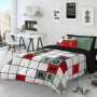 Housse de Couette Naturals Scrabble (260 x 220 cm) (Lit king size) 75,99 €