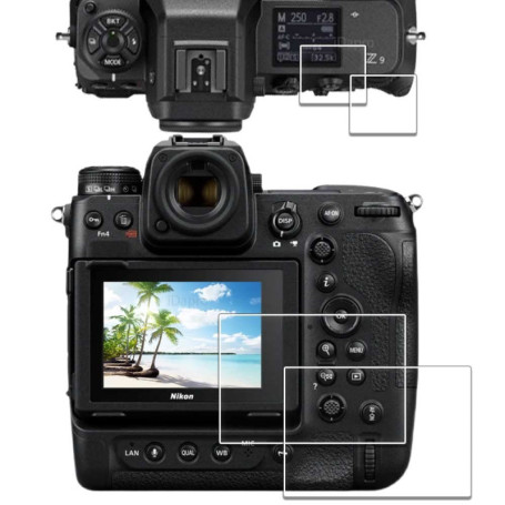 iDaPro Protection d'Écran en Verre Trempé pour Nikon Z5II/Z6II/Z7II/Z8/Z9 - Lot de 2
