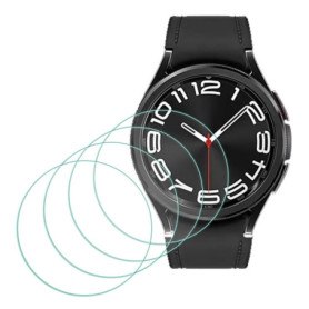 MTHGH Verre Trempé pour Samsung Galaxy Watch 6 Classic 43mm - Protection Écran Ultra Mince