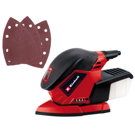 Ponceuse Multifonction Einhell TE-OS 1320 - 130W avec 3 Feuilles Abrasives