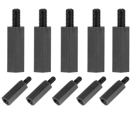 Entretoises Nylon M3x15mm pour PCB - 50 pièces pour Drone et Électronique