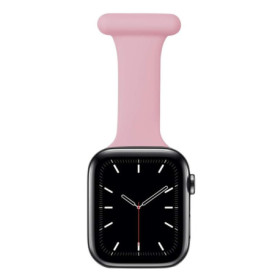 Montre Gousset Infirmière en Silicone Rose pour Apple Watch