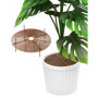 Lot de 2 Protections de Sol pour Pots de Plantes - Ø 30 cm - Anti-Chats et Enfants