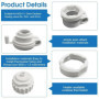 Kit Adaptateur Thermostat Yotutun pour Vannes de Chauffage M30 x 1,5