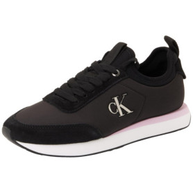 Baskets Femme Rétro en Nylon Calvin Klein - Noir et Lilas