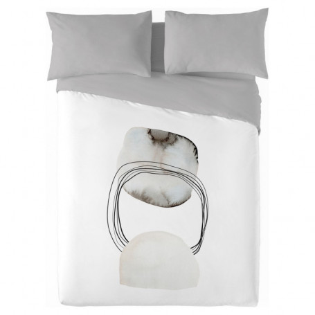 Housse de Couette Naturals Pebble (220 x 220 cm) (Lit 2 persones) 62,99 €