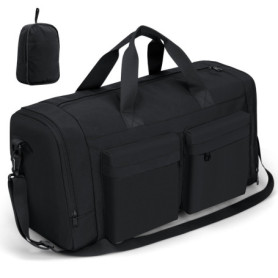 Cozary Sac de Voyage Pliable 31L avec Compartiment à Chaussures