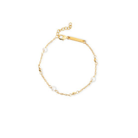 Bracelet Bahia Pearls en Argent Sterling 925 et Or 18Kt - Élégance Naturelle