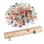 JOOTUEPO 50 Pièces Pendentif, Breloques Mixtes, Inoxydables - Vente en Gros de Fournitures Artisanales pour Boucles d'Oreilles, 