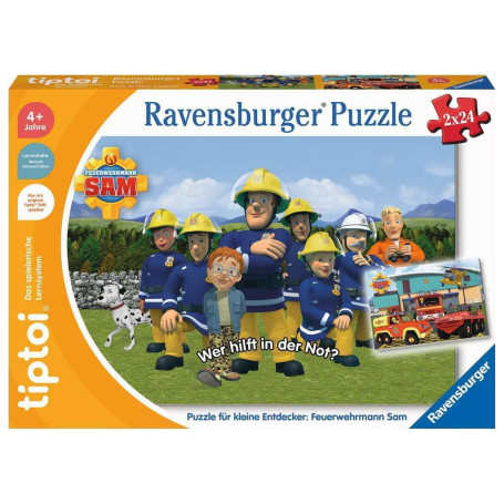 Puzzle Sam le Pompier avec Interactivité Tiptoi - Ravensburger