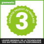 Polisseuse Sans Fil Greenworks G24BU10 - 2800 tr/min, 25 cm