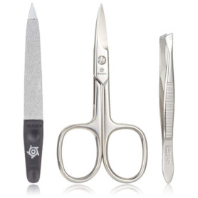 Trousse de Toilette en Cuir Nappa Turquoise - Set de 3 Pièces Pfeilring