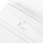 Parure de lit en coton pour poussette - Girafe Veló blanc et vert
