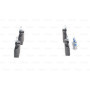 Plaquettes de Frein Arrière Bosch BP1005 - Jeu de 4 avec Accessoires
