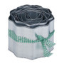 Bordure de Jardin Flexible en Métal Galvanisé - 6 m Argenté