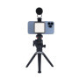 Rollei Creator Grip Mini Trépied Flexible 3 en 1 pour Smartphone et Appareil Photo