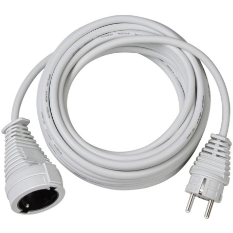 Rallonge Électrique Brennenstuhl 10 m IP20 H05VV-F3G1,5 - Blanc
