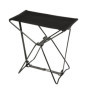 Tabouret Portable Compact en Acier Noir - Bo-Camp