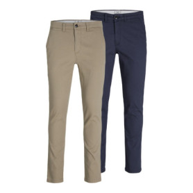 JACK & JONES Lot de 2 Pantalons Chino Beige pour Homme
