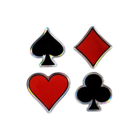 Autocollants 3D Cartes à Jouer - 4R Quattroerre.it