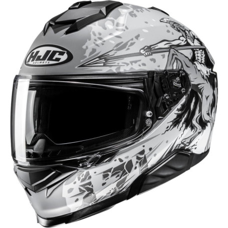 Casque Moto Intégral HJC i71 Taurus MC10SF - Confort et Sécurité