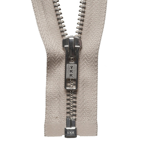 Fermeture Éclair YKK Métal 66 cm - Beige 572 pour Vêtements et Accessoires