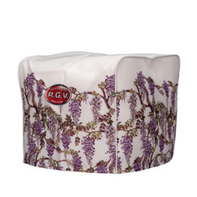 Couverture Élégante pour Trancheuse RGV - Motif Glycine - Fabriquée en Italie