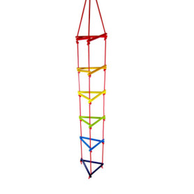 Échelle Triangulaire en Bois HESS pour Enfants - Plaisir d'Escalade Multicolore