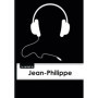 Carnet Personnalisable Jean-Philippe A5 - 96 Pages avec Casque Audio