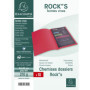 Paquet de 10 Chemises Rigides ROCK'S Exacompta - Couleurs Vives A4