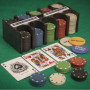 Tobar Set de Poker Complet avec Jetons, Cartes et Tapis de Jeu