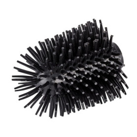 Brosse de Rechange en Silicone WENKO pour WC - Noir, Ø 7,5 cm