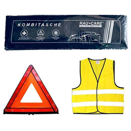 Trousse de Secours 3 en 1 pour Poussette avec Gilet de Signalisation