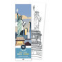 Marque-pages à Colorier - New York : 50 Illustrations Créatives