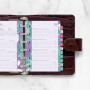 Filofax Calendrier Floral Semaine sur 2 Pages - Pocket 2024