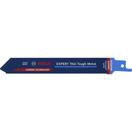 Lames de Scie Sabre Bosch Expert Thin Tough Metal S 922 EHM - 3 Pièces