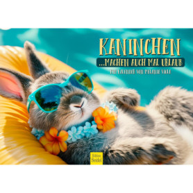 Calendrier Mural 2026 - Lapins en Vacances - Edition Seidel A3