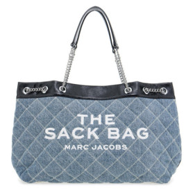 Sac à Bandoulière Mini Dual en Denim Light Wash Indigo