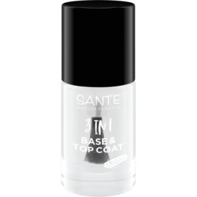Vernis à Ongles 3 en 1 - Base & Top Coat Végétalien