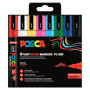Pochette de 8 Marqueurs POSCA PC5BR - Peinture Acrylique Multi-Support
