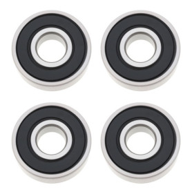 Lot de 4 Roulements de Moteur d'Aspirateur 608-2RS en Acier Inoxydable - Compatible Miele