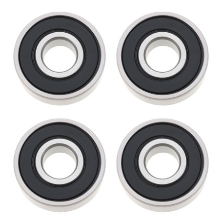 Lot de 4 Roulements de Moteur d'Aspirateur 608-2RS en Acier Inoxydable - Compatible Miele