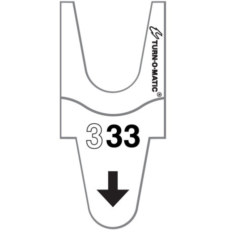 Meto Turn-O-Matic Tickets T90 3D - 24 000 Étiquettes Blanches Numérotées