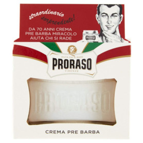 Crème Prérasage Blanche Proraso pour Peaux Sensibles - 100 ml