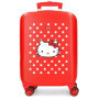 Valise Cabine Hello Kitty Rouge 33L avec Serrure et Roues Doubles